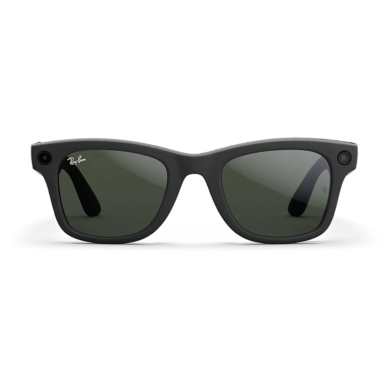 rayban|ray-ban meta wayfarer rw4008|matte black|transitions graphite green|l — кадр товара