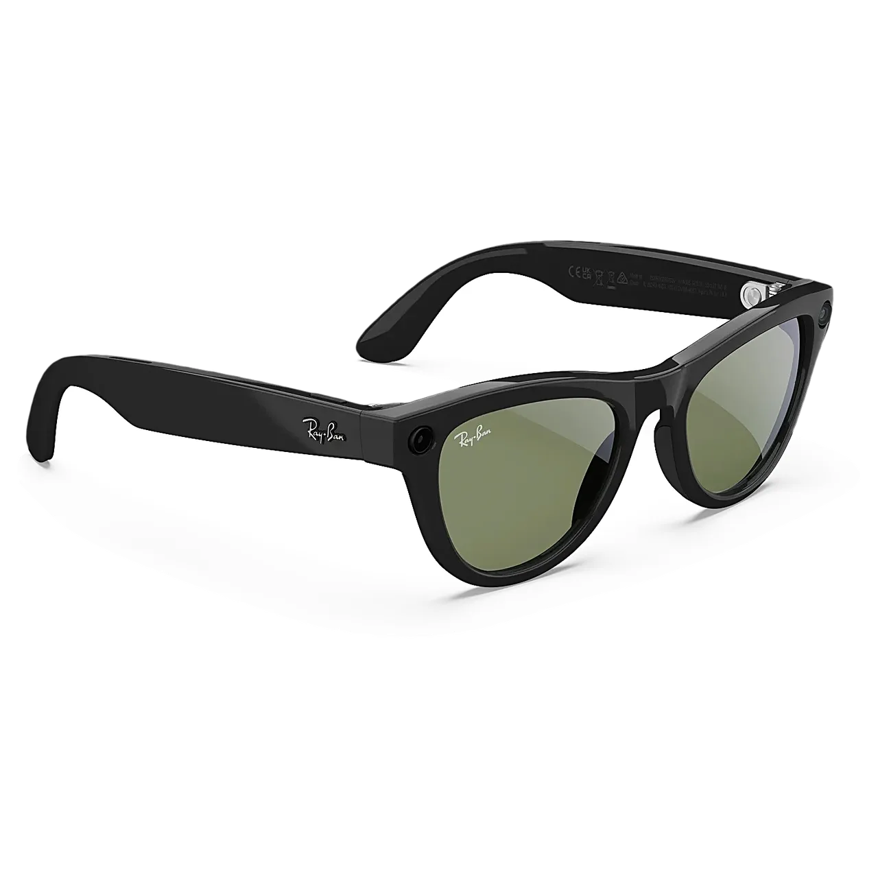 rayban|ray-ban meta skyler rw4010|shiny black|g15 green|m — кадр товара
