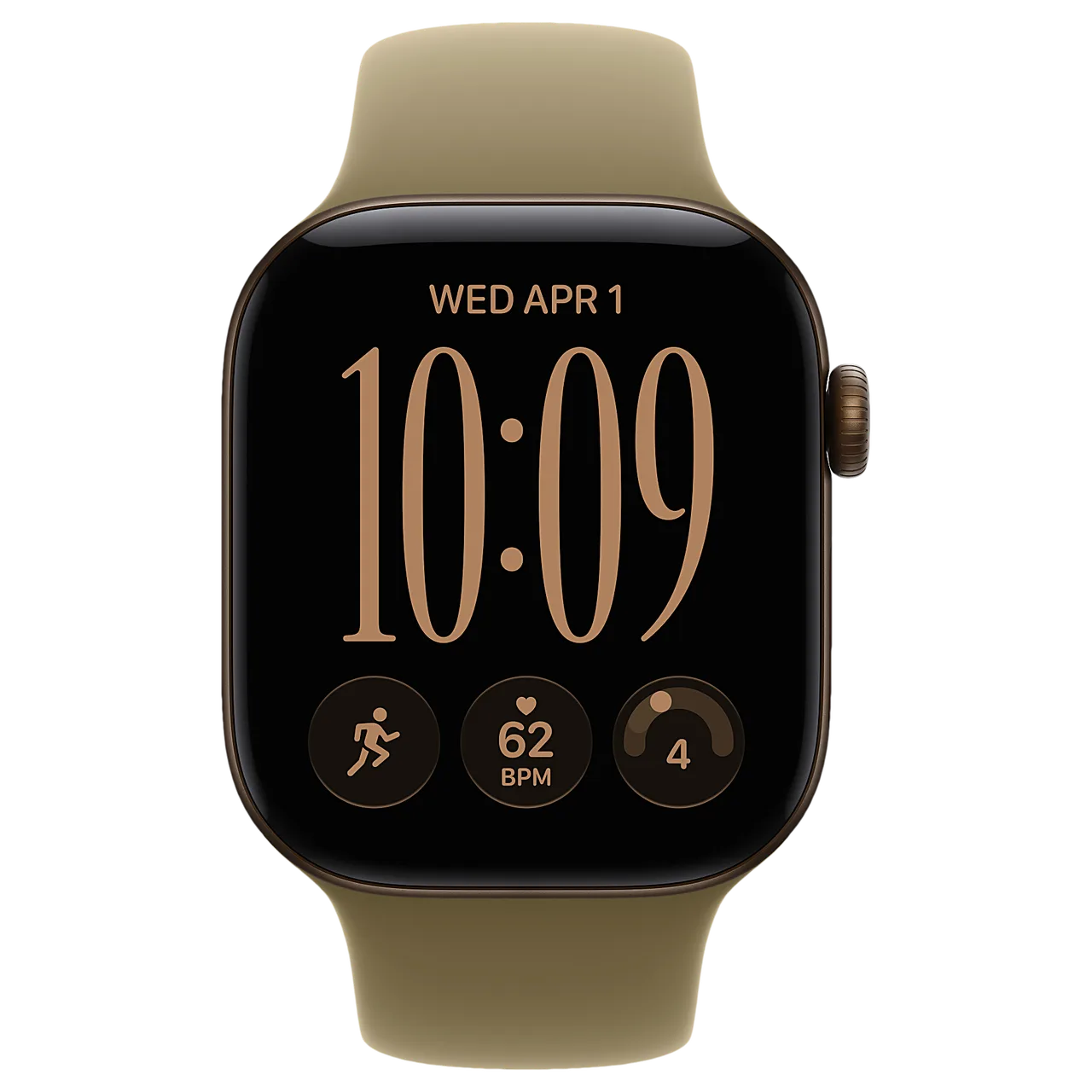 Apple Watch S12 42mm Dark Bronze (SB Olive S/M) — кадр товара