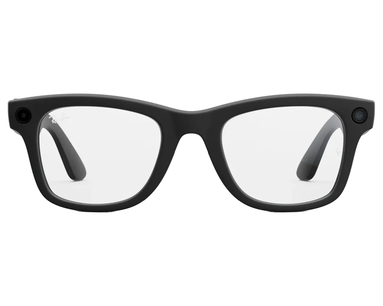 Очки Ray-Ban Wayfarer RW4012, Black, Clear, L — вид спереди