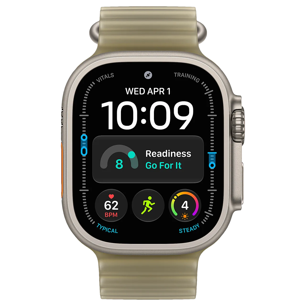 Apple Watch Ultra 4 49mm Natural (Ocean Kelp) — кадр товара