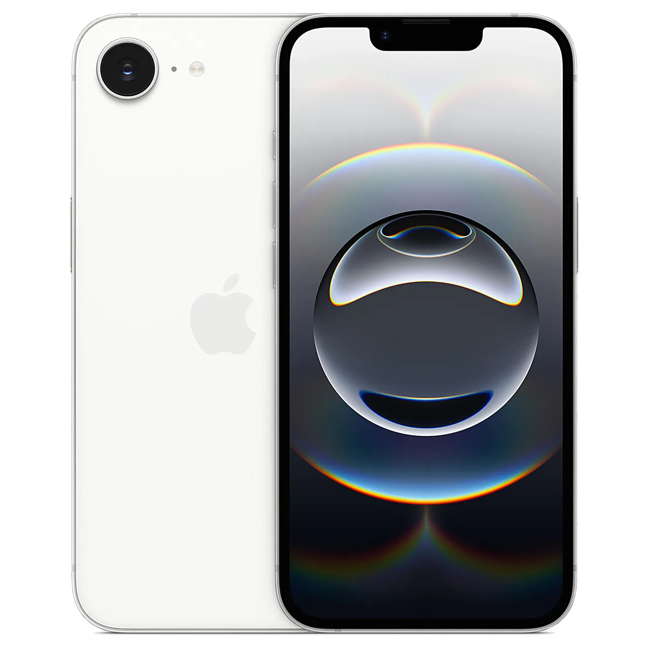 iPhone 16e 256 ГБ, SIM+eSIM — вид спереди
