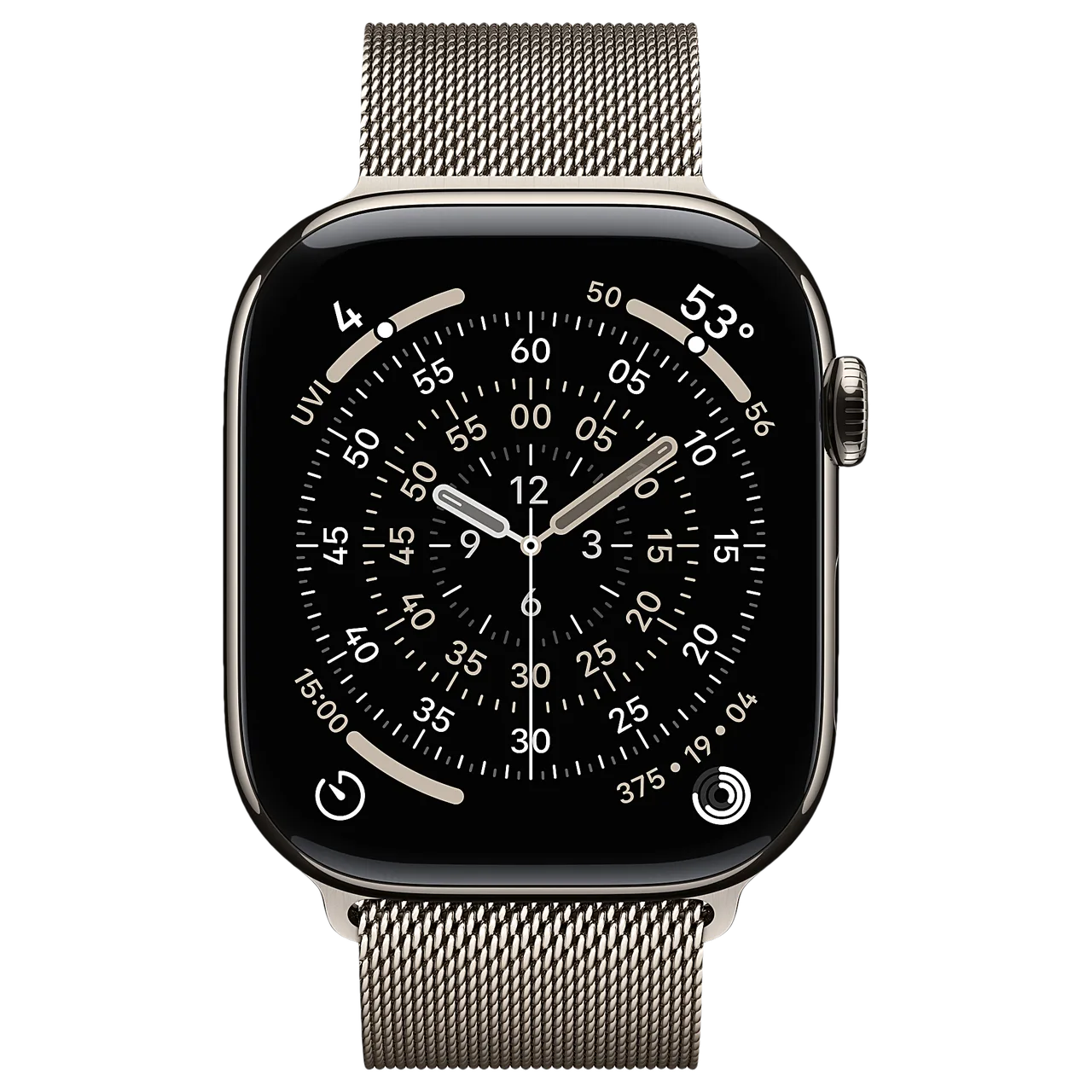 Apple Watch Series 11 46mm Natural Ti, Milanese ML — кадр товара