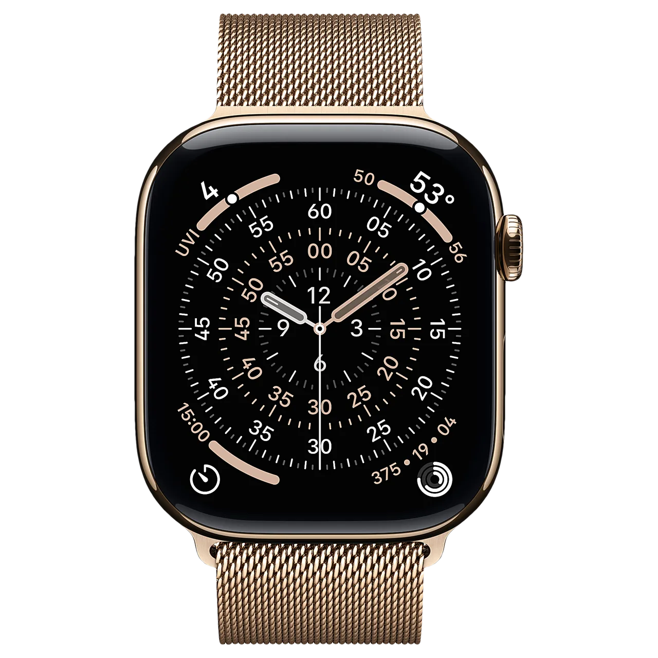 Apple Watch Series 11 46mm Gold Ti, Milanese ML — кадр товара