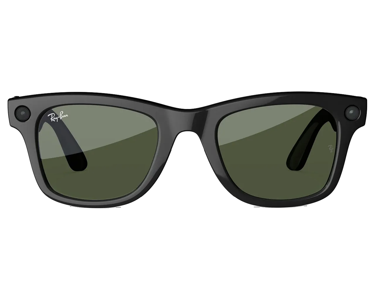 Очки Ray-Ban Wayfarer RW4012, Black, G15 Green, L — кадр товара