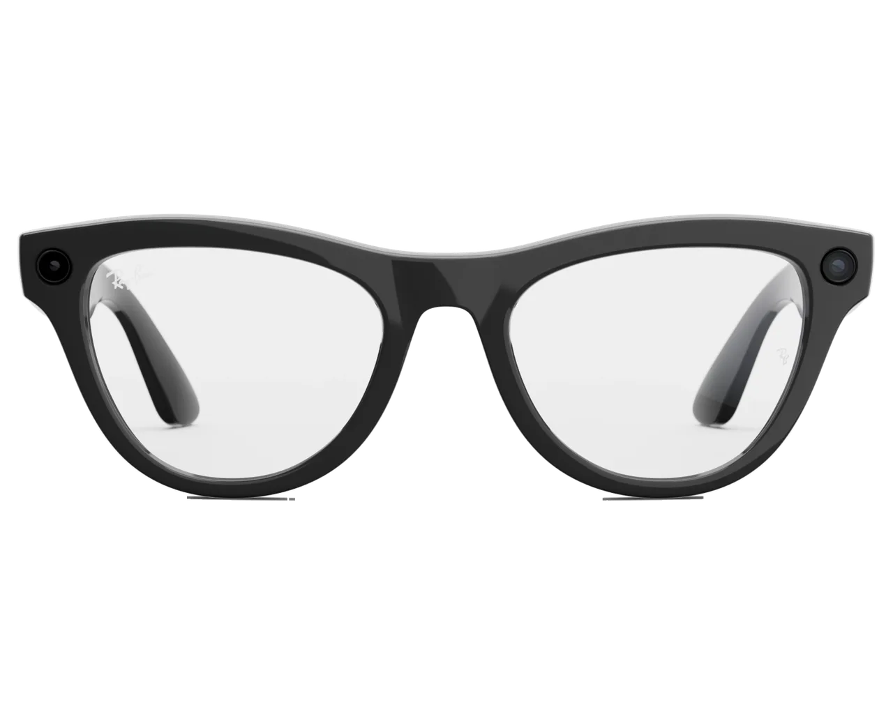 Очки Ray-Ban Skyler RW4014, Shiny Black, Clear, M — вид спереди
