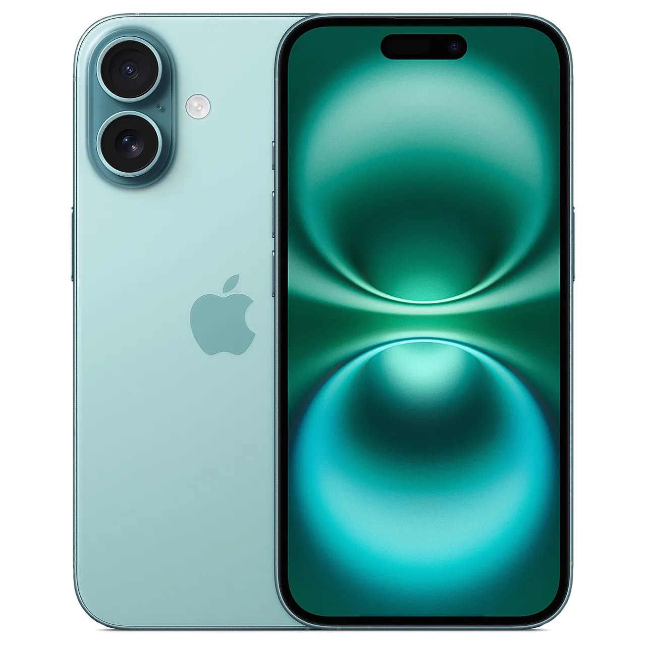 iPhone 16 128 ГБ, SIM+eSIM — вид спереди