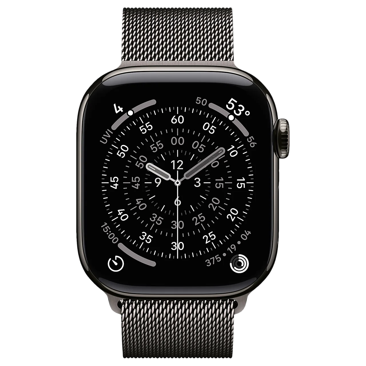 Apple Watch Series 11 42mm Slate Ti, Milanese — кадр товара