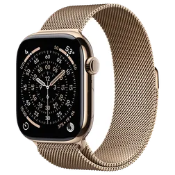Кадр 2: Apple Watch Series 11 46mm Gold Ti, Milanese SM