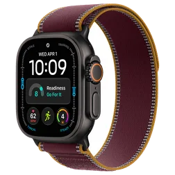 Кадр 2: Apple Watch Ultra 4 49mm Black (Trail Burgundy M/L)