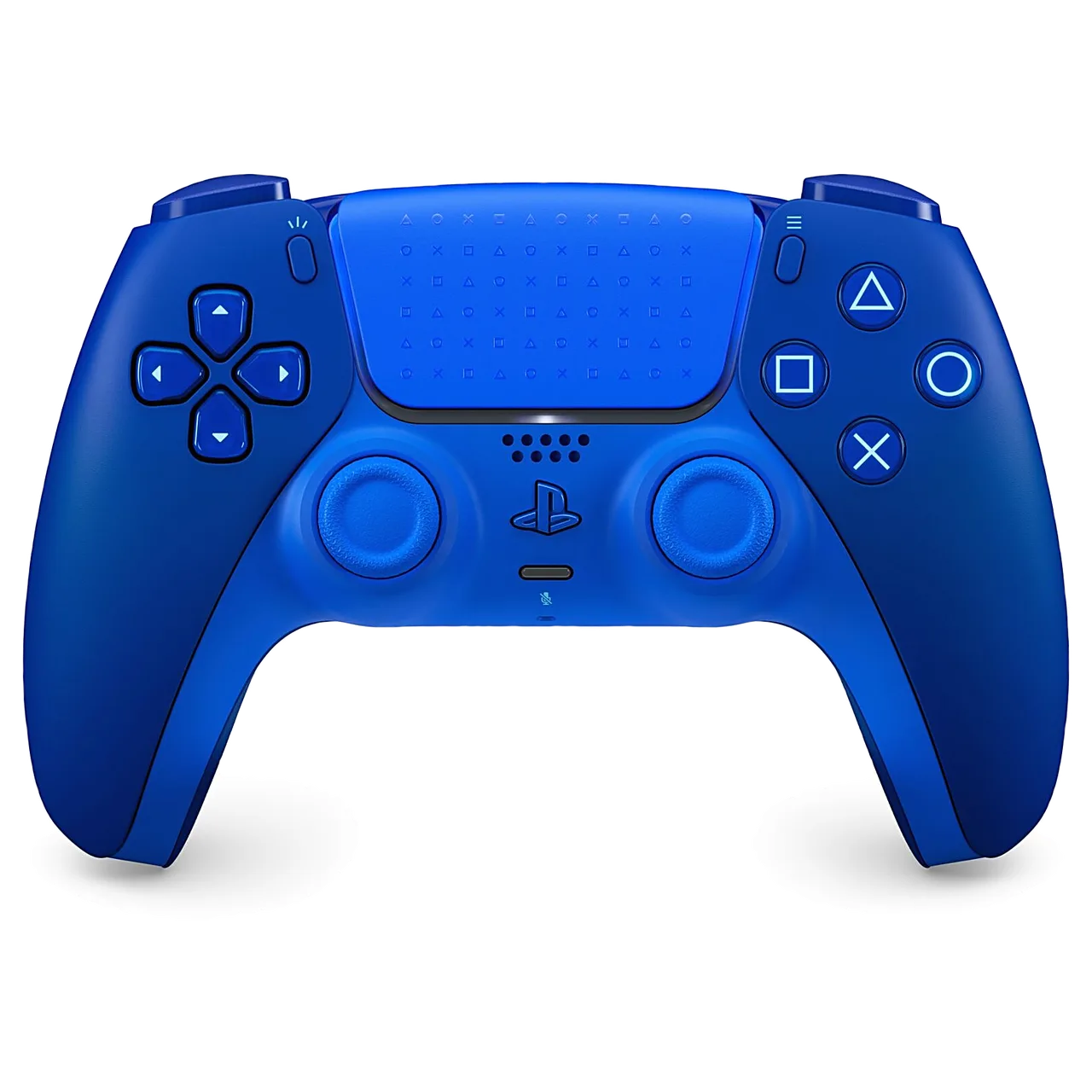 Геймпад Sony DualSense Icon Blue Edition, Синий — вид спереди