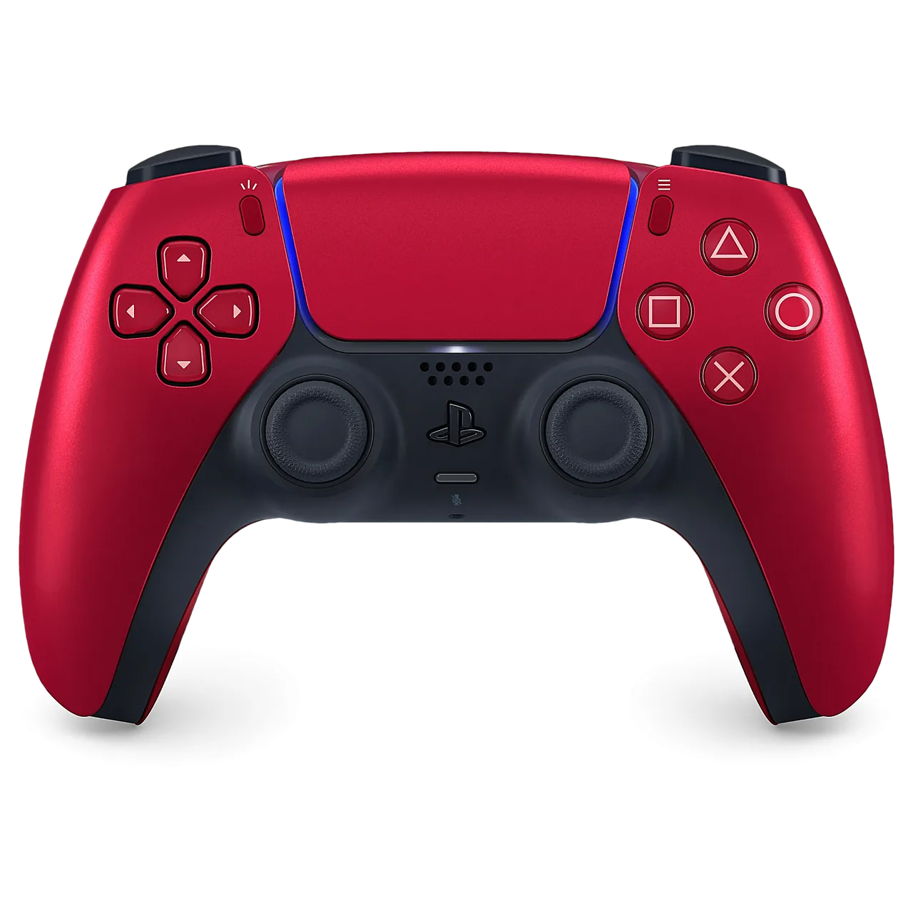 Геймпад Sony DualSense PS5 Volcanic, Красный — вид спереди
