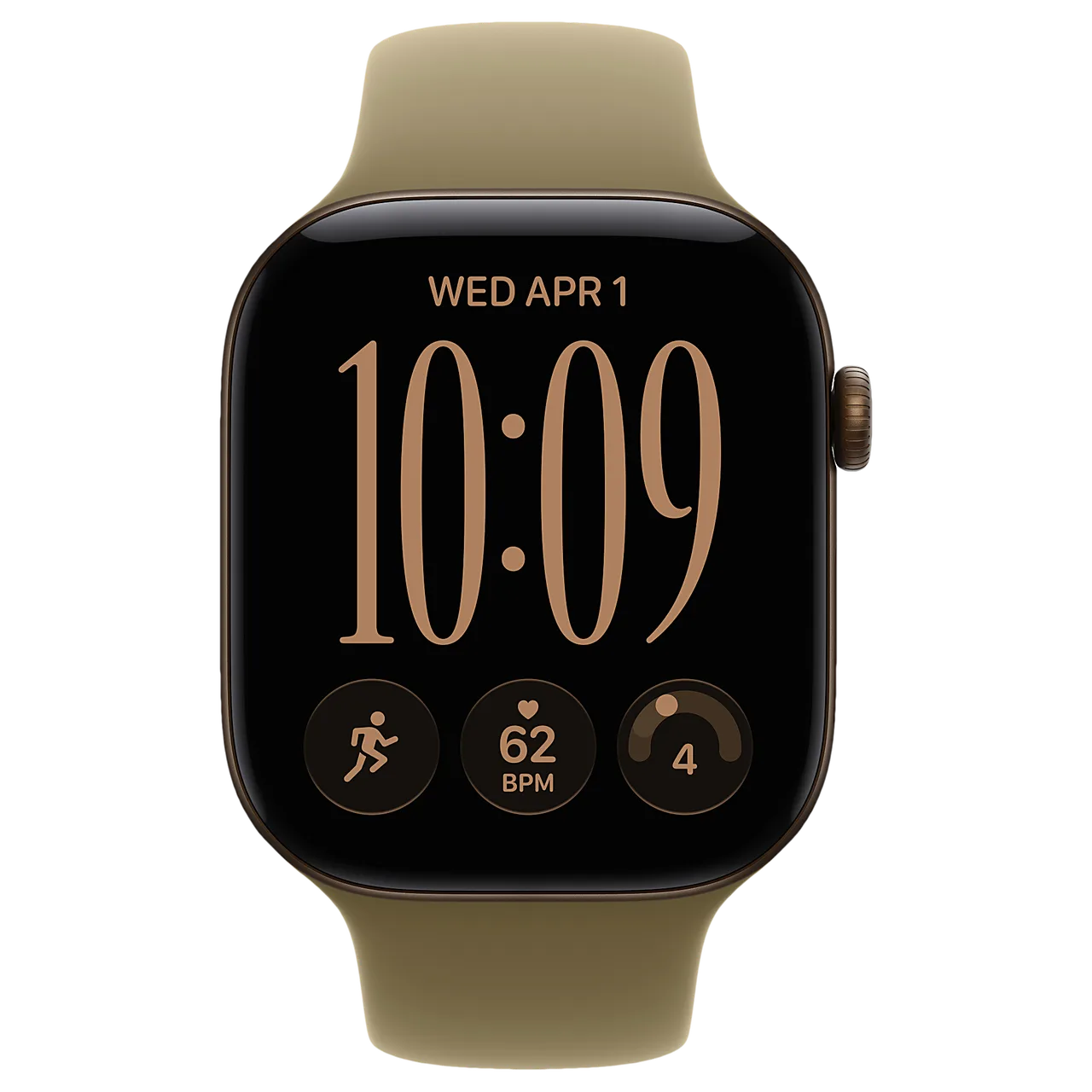 Apple Watch S12 46mm Dark Bronze (SB Olive S/M) — кадр товара