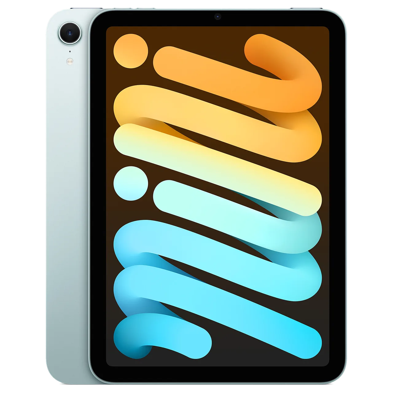 iPad mini 7, 128 ГБ Blue (Wi-Fi) — вид спереди