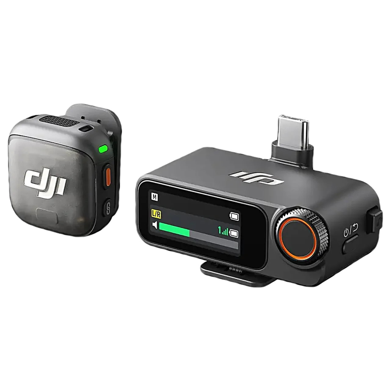 Микрофон DJI Mic 3 (1TX + 1RX) — вид спереди