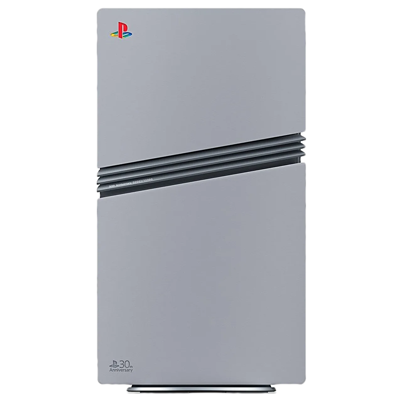 PS5 Slim 30th Edition — вид спереди