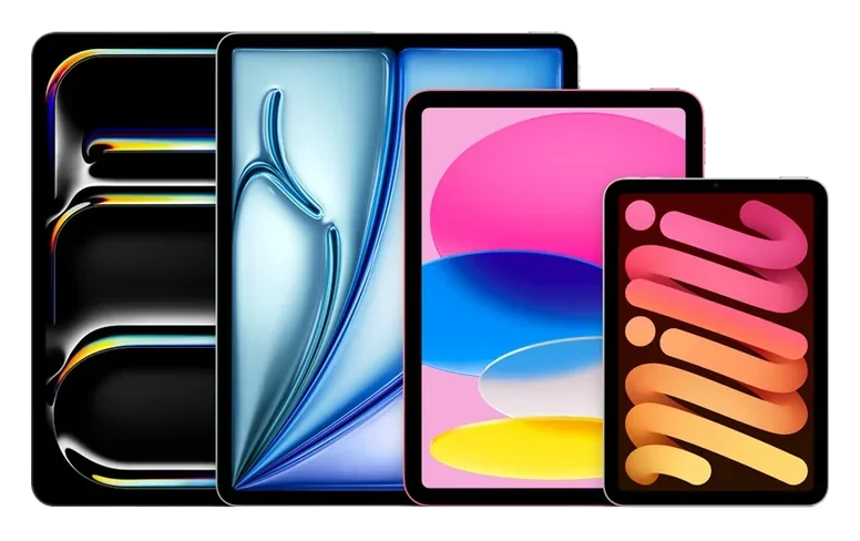 Полка iPad: четыре модели рядом