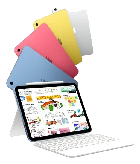 iPad 11 (2025) с клавиатурой и цвета корпуса