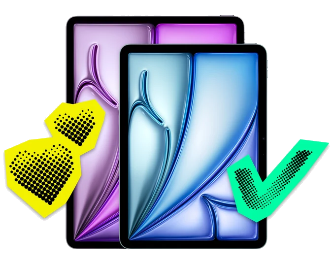 iPad Air — два планшета рядом