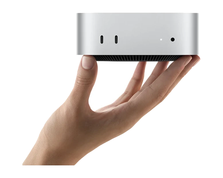 Mac mini — корпус на ладони