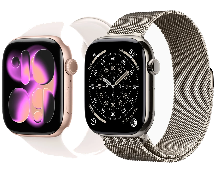 Apple Watch Series 11 — двое часов рядом